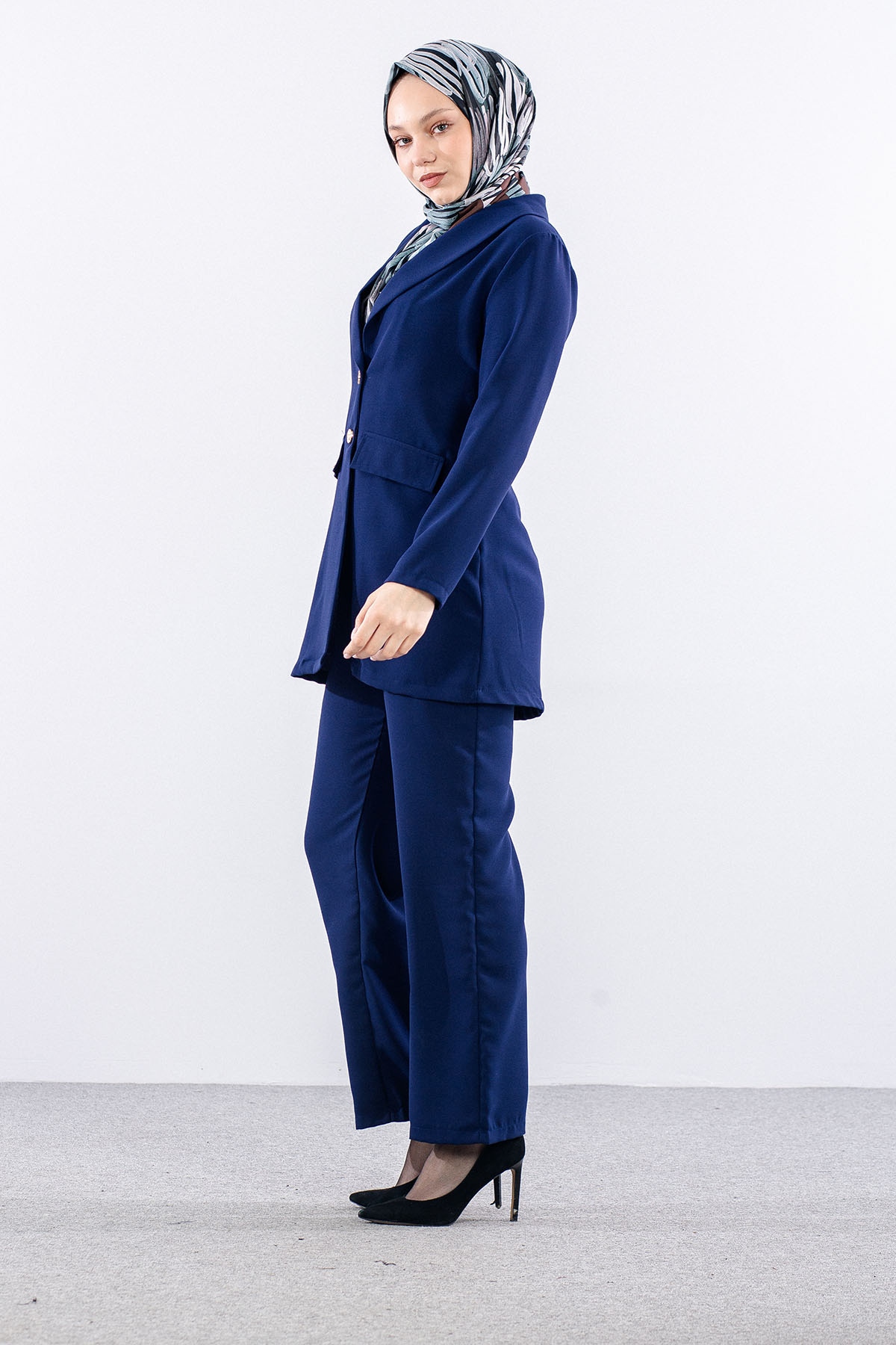 7726 Takim 40-48 Blazer Ckt - Sax - 3