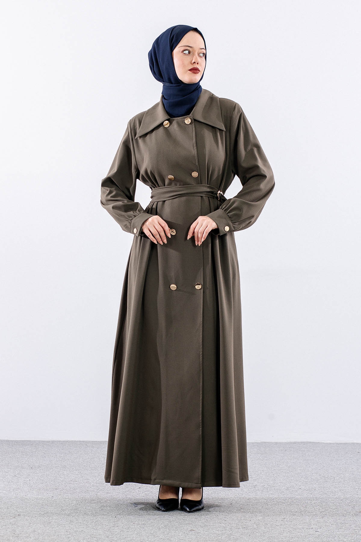 7728 Ferace 42-50 Cıft Dugme - Haki - 1