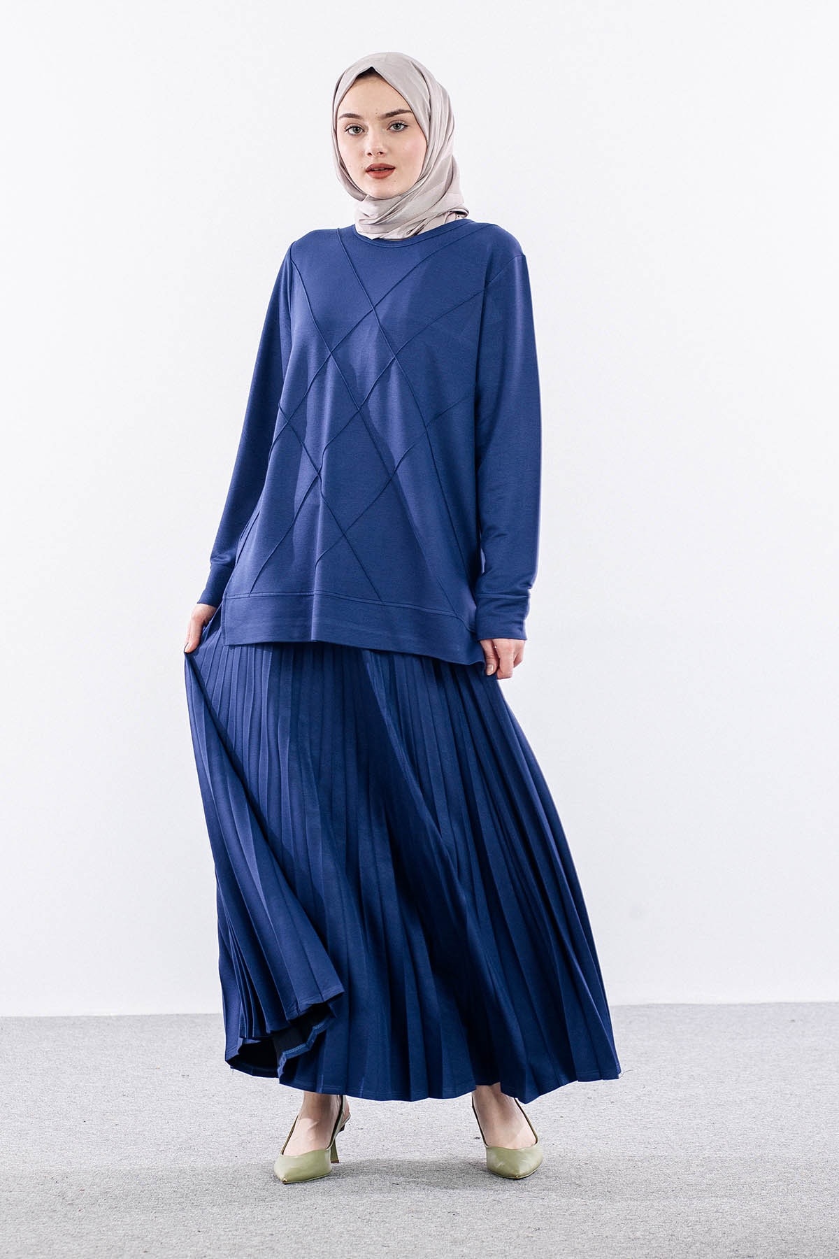 8103 E.takim 44-50 Cima Detay - Indigo - 2