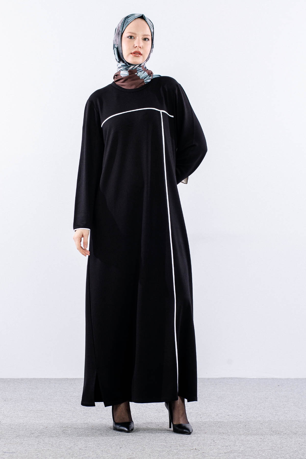 8307 Elbi̇se 44-52 Biye Detay - Siyah - 3