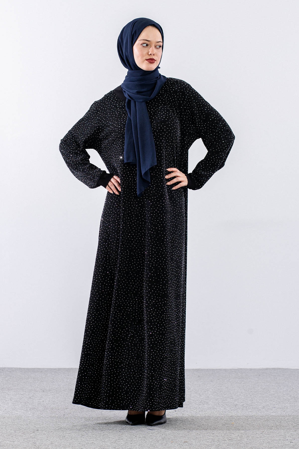 8422 Elbi̇se 3-4-5-6 Tas Detay - Siyah - 2