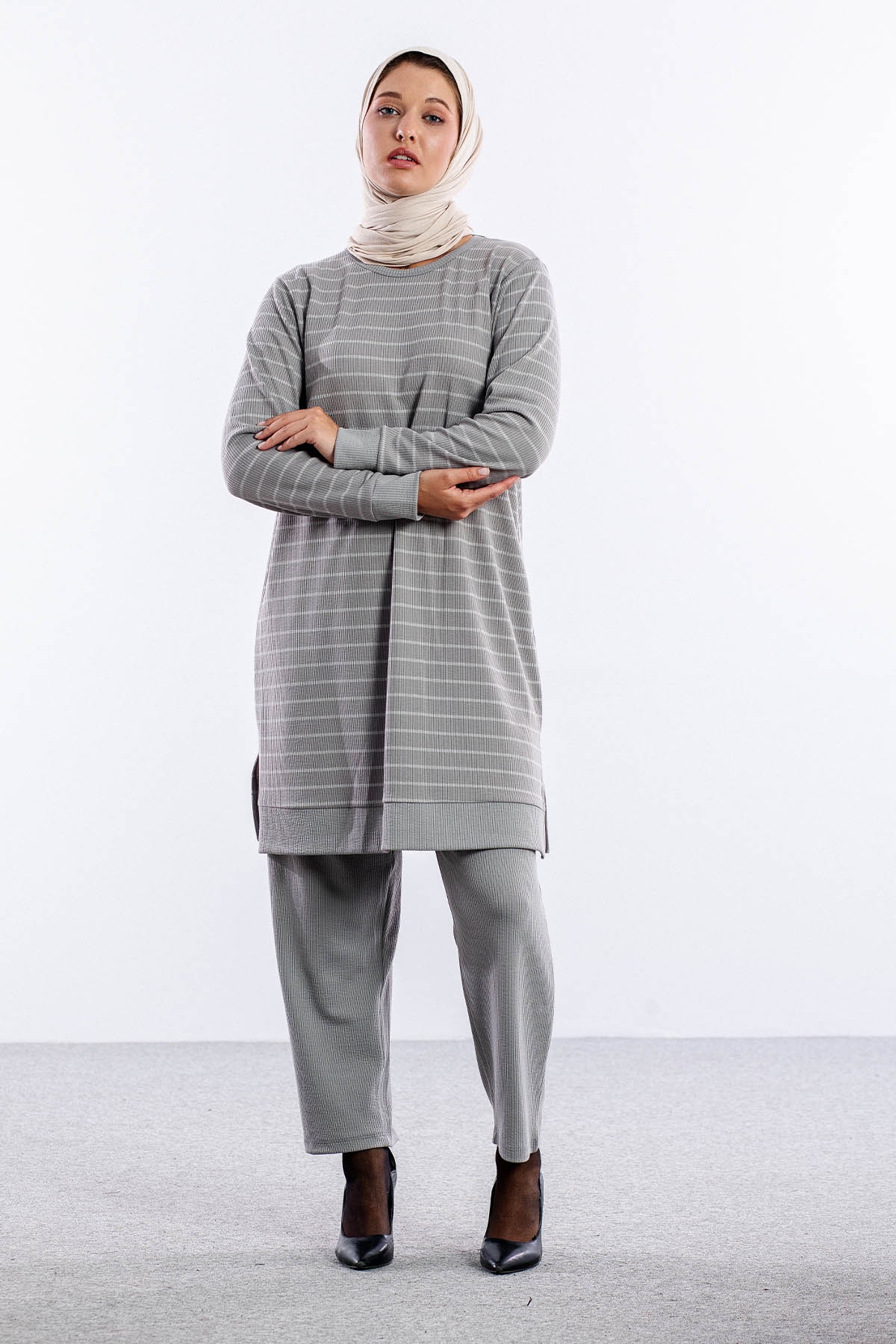 8444 Takim 44-50 - Gri - 2