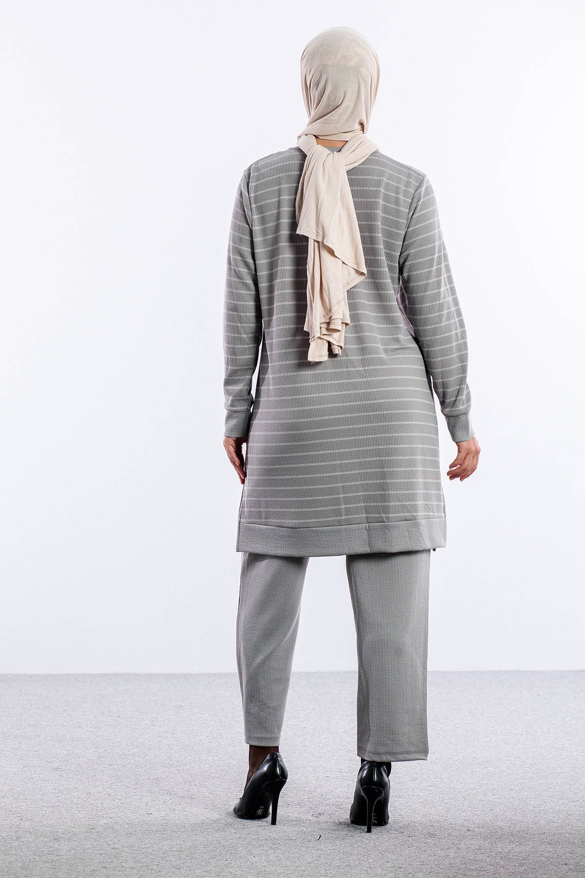 8444 Takim 44-50 - Gri - 4