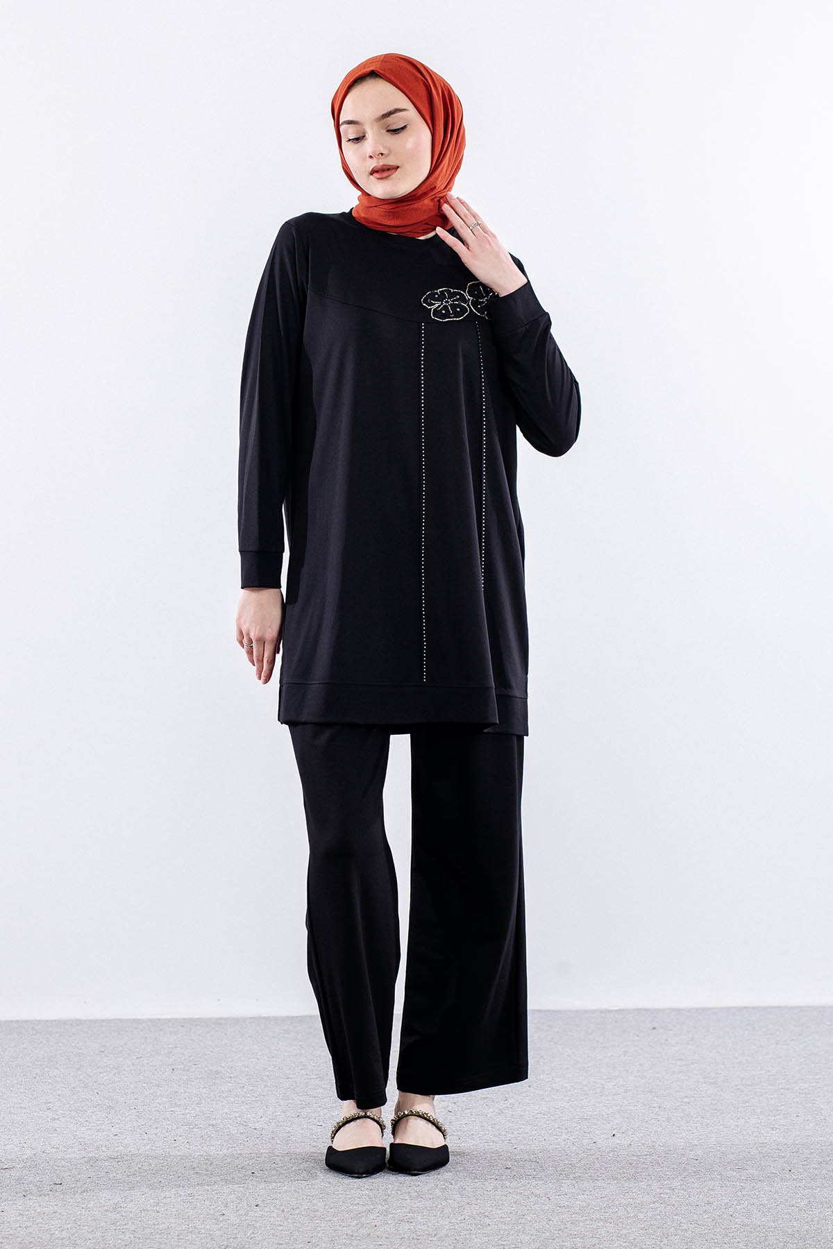 860-58 Tunik 40-46 - Siyah - 1