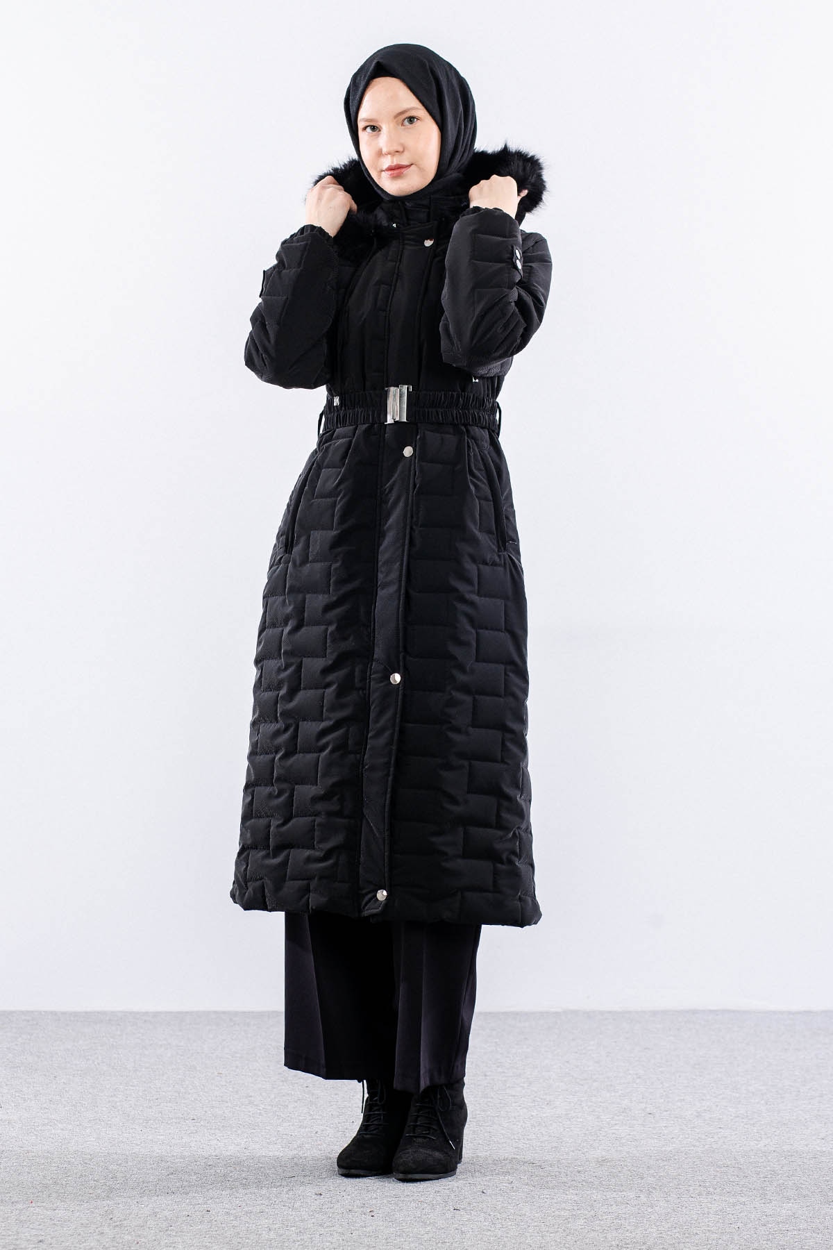 9158 Sisme Kaban 40-48 - Siyah - 4