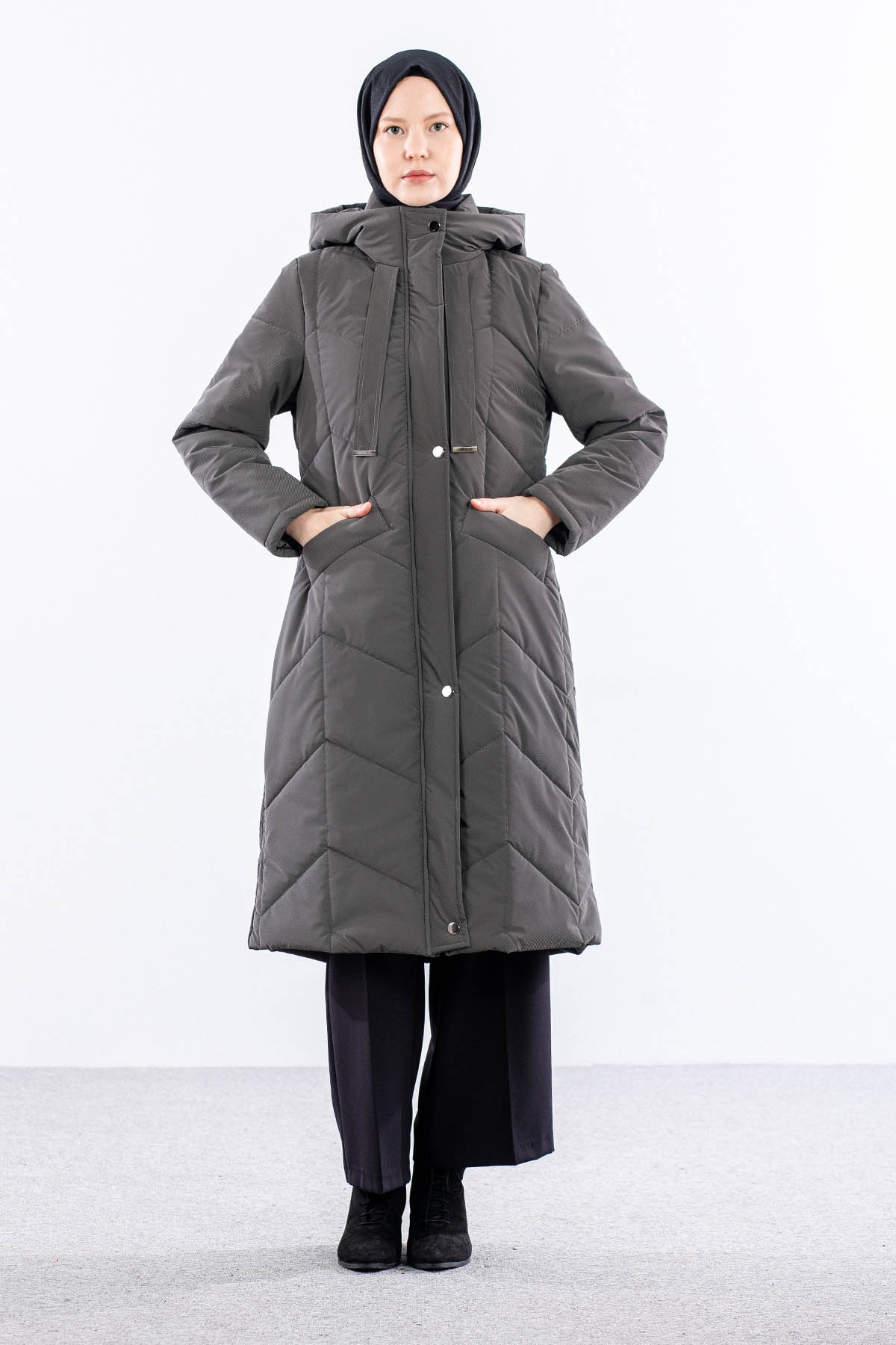 9159 Kapitone Kaban 40-48 - Gri - 1