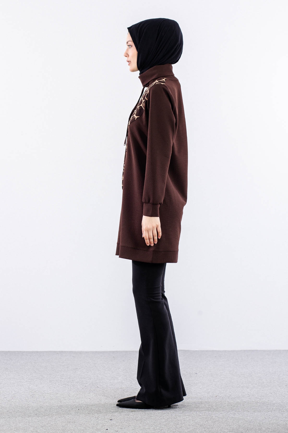 9617 Tunik 2-3-4-5 - Kahve / Bej - 3