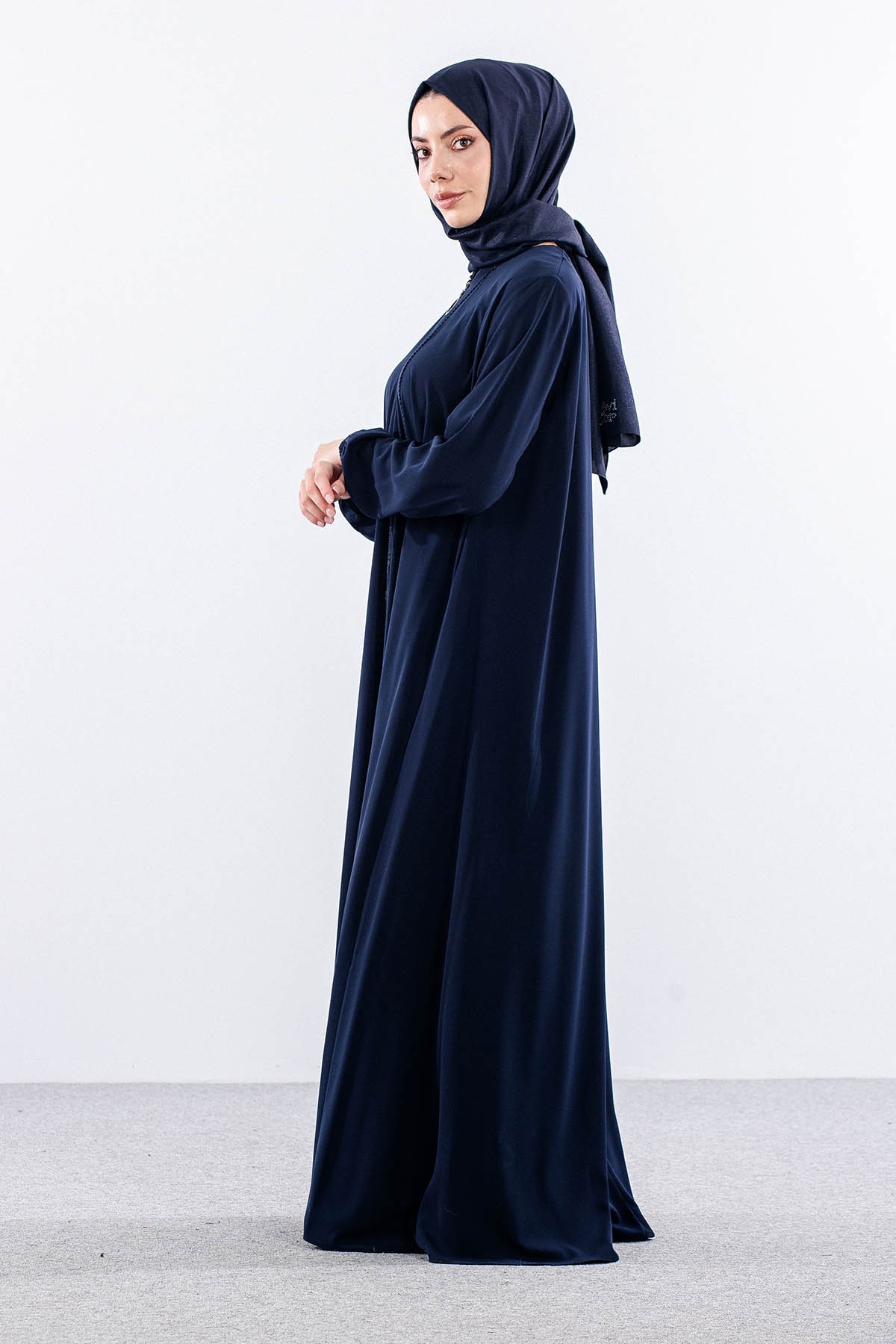 965 Ferace 42-52 Yaz Birce Mevlana - Lacivert - 5