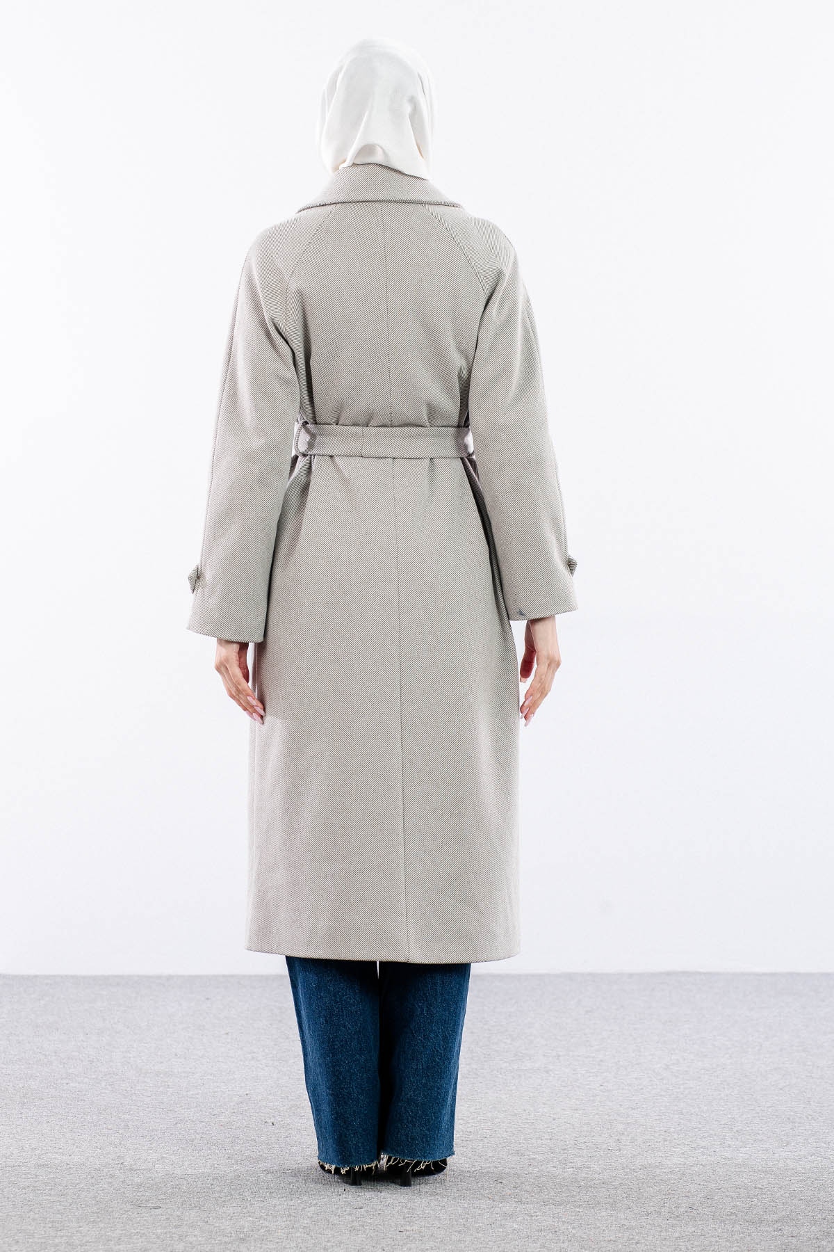 F-1458 Kaşe Kaban 38-48 Baliksirti - A_kahve - 4