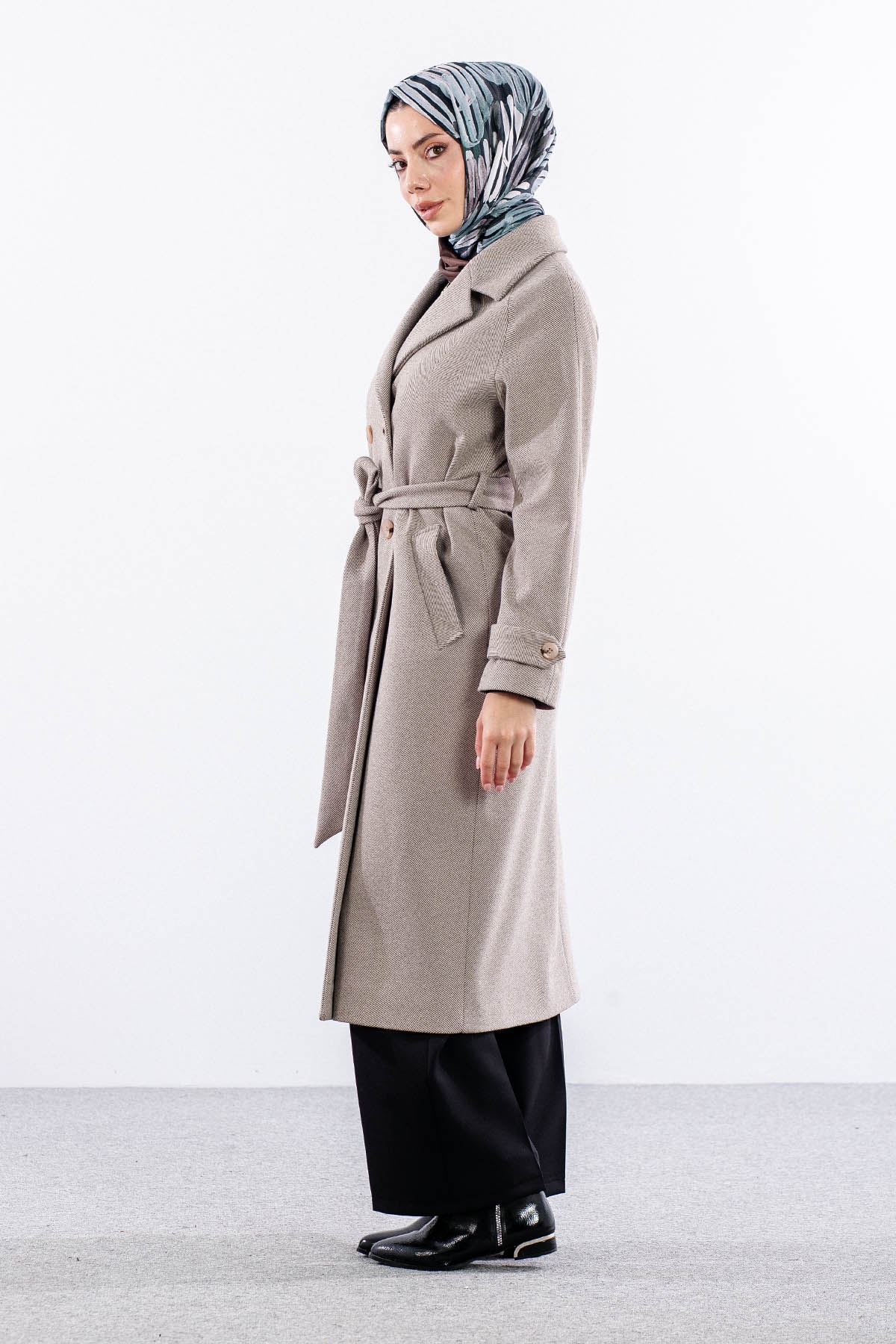 F-1458 Kaşe Kaban 38-48 Baliksirti - K_kahve - 4