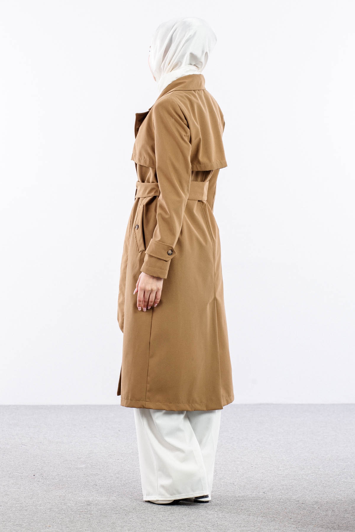 F1471 Trenç Kap 38-48 Aller Detay - Camel - 3