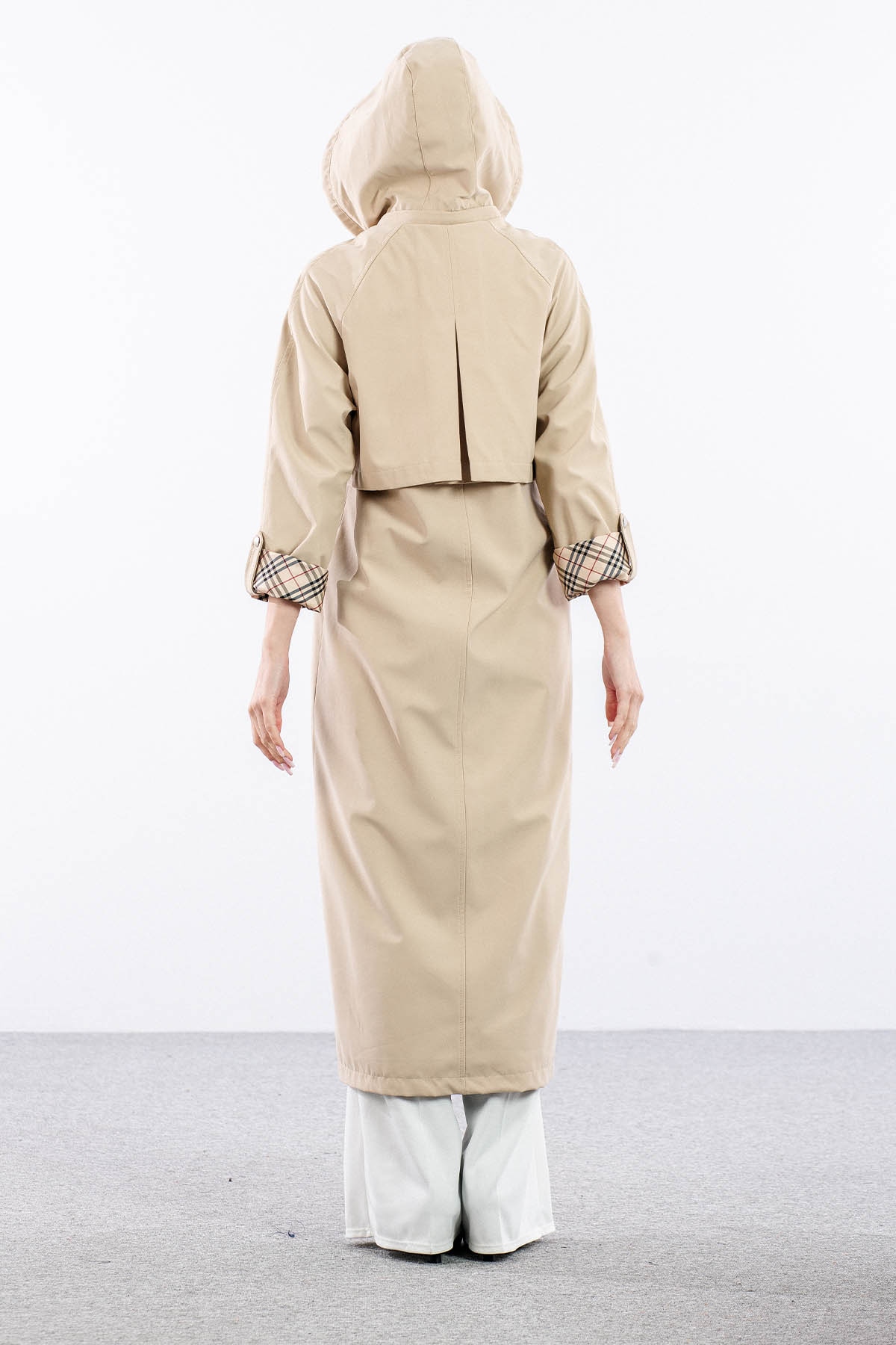 F1472 Parka 40-50 Kapson Aller Brbrry Astar - Bej - 5