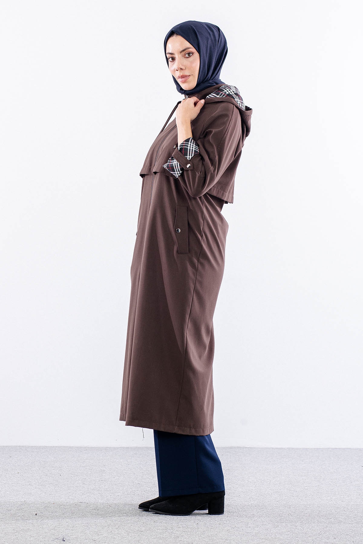 F1472 Parka 40-50 Kapson Aller Brbrry Astar - Kahve - 2