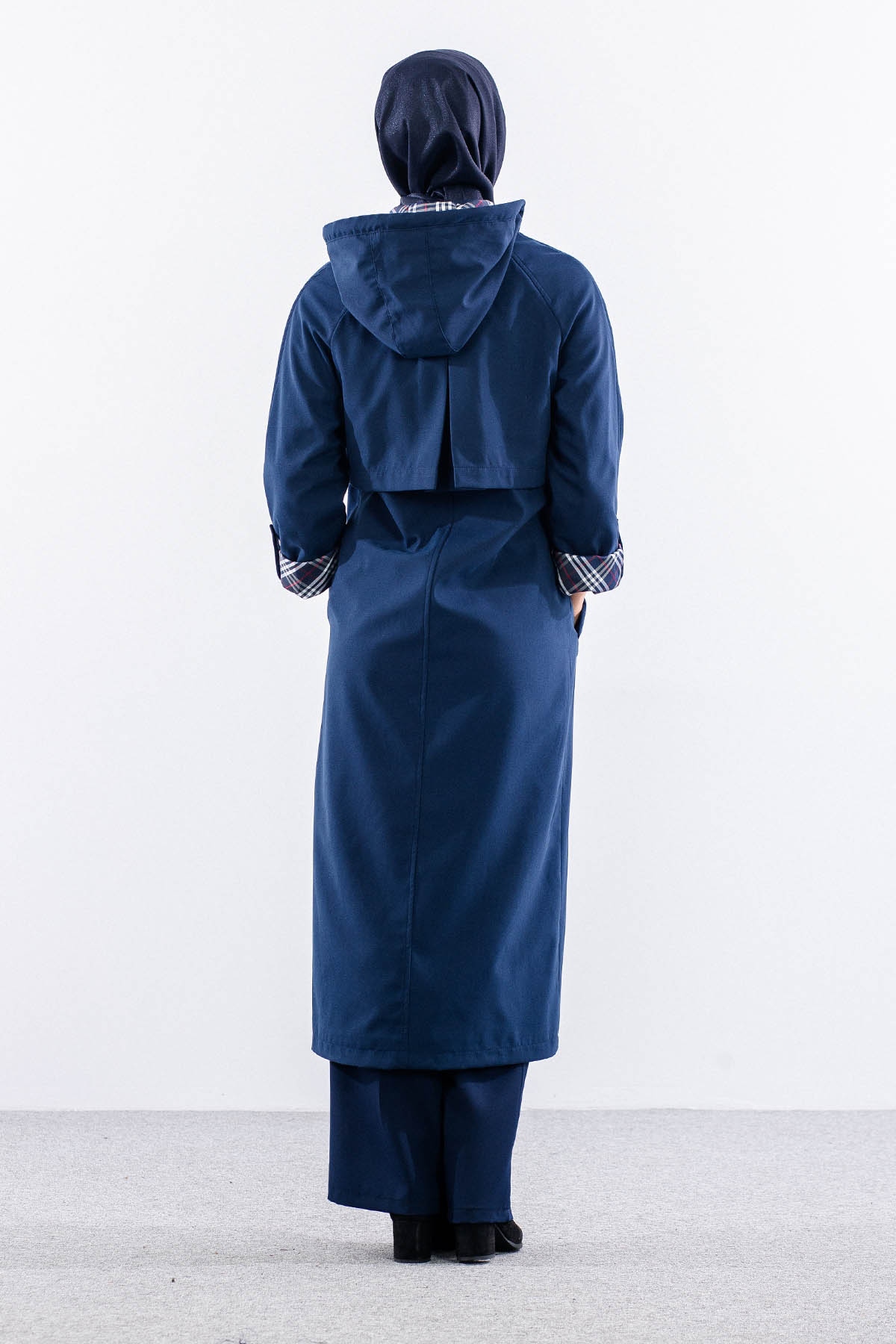 F1472 Parka 40-50 Kapson Aller Brbrry Astar - Lacivert - 4