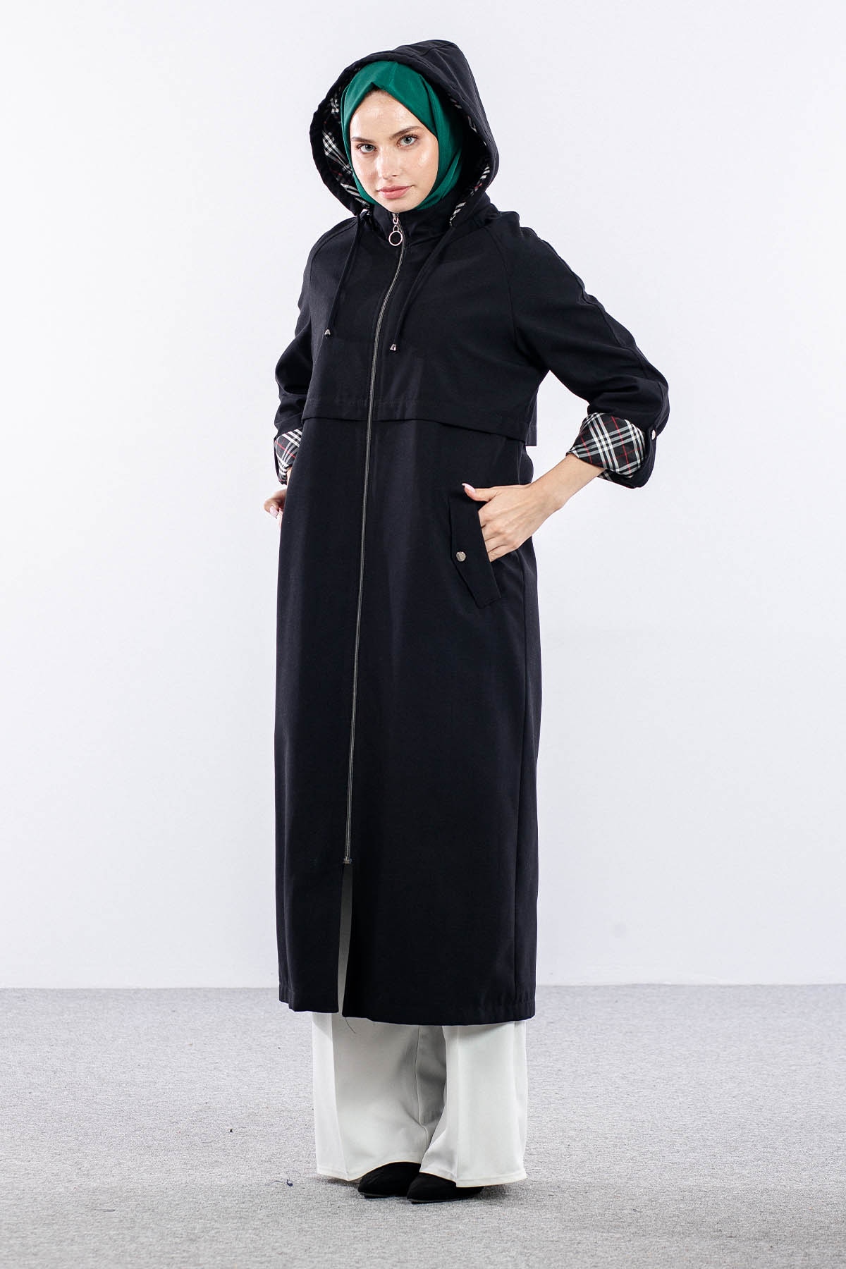 F1472 Parka 40-50 Kapson Aller Brbrry Astar - Siyah - 2