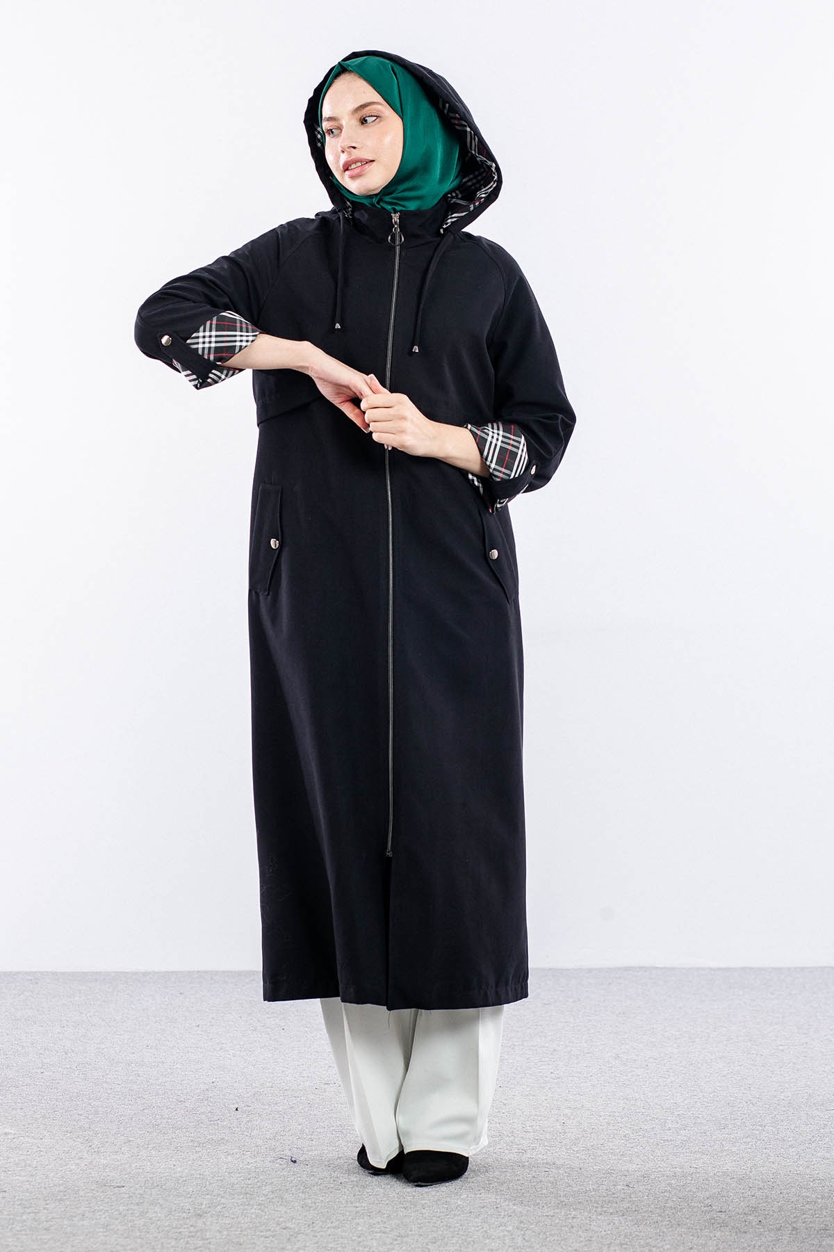 F1472 Parka 40-50 Kapson Aller Brbrry Astar - Siyah - 4