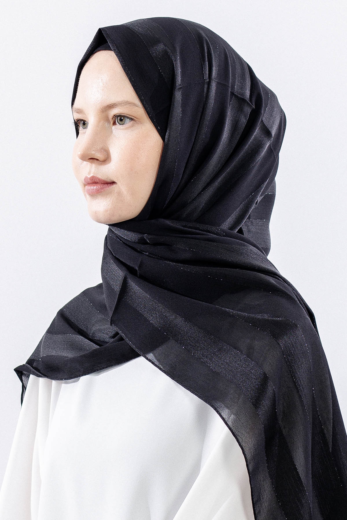 Fv Tokyo şik şal - Siyah - 2