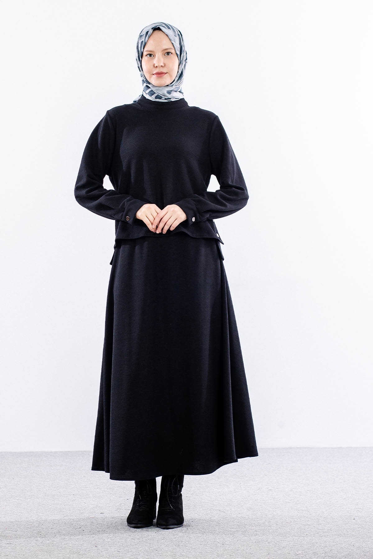 M7715 Takim 40-48 - Siyah - 1