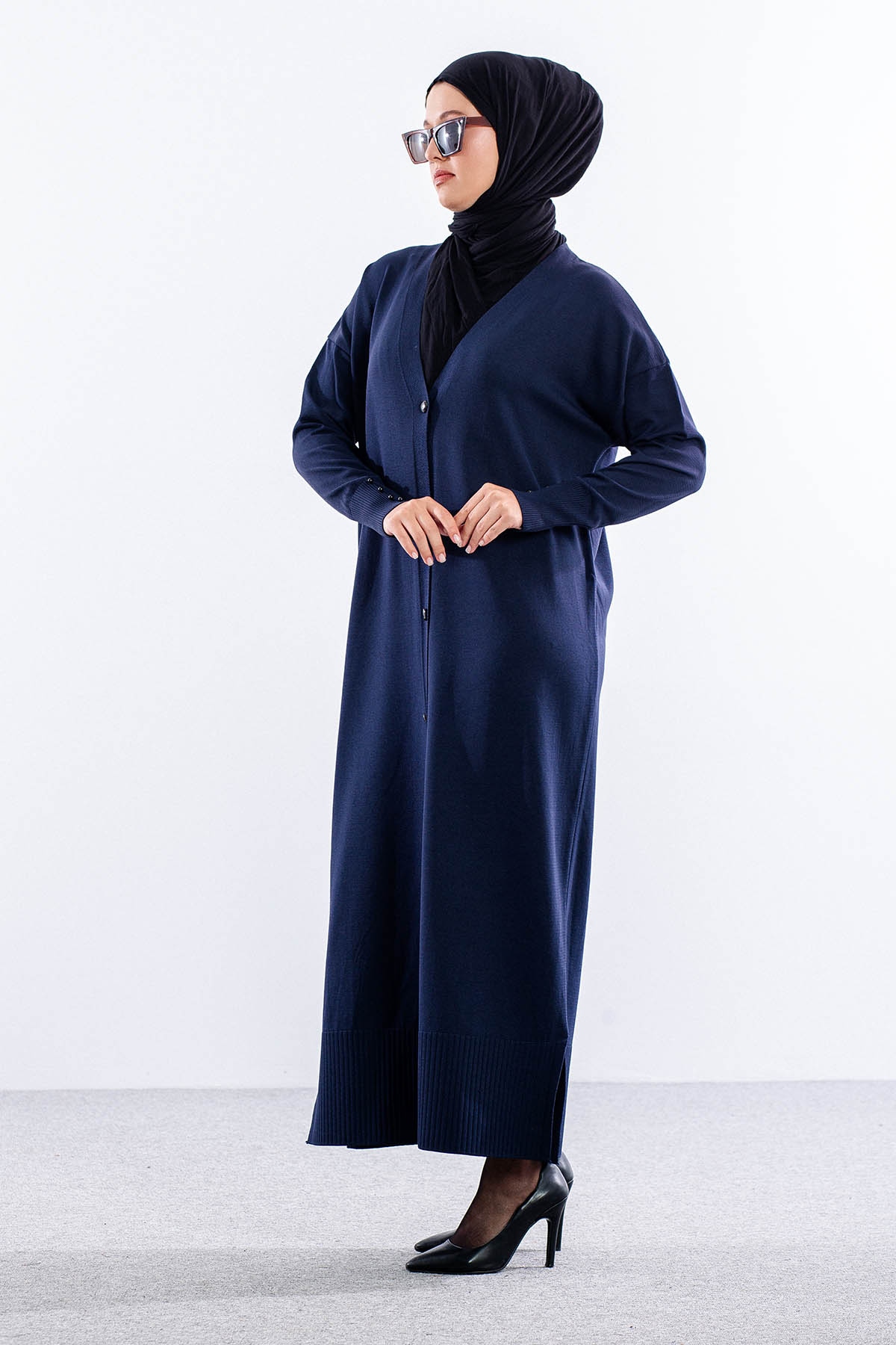 N322 Triko  Hirka  Tek - Lacivert - 4