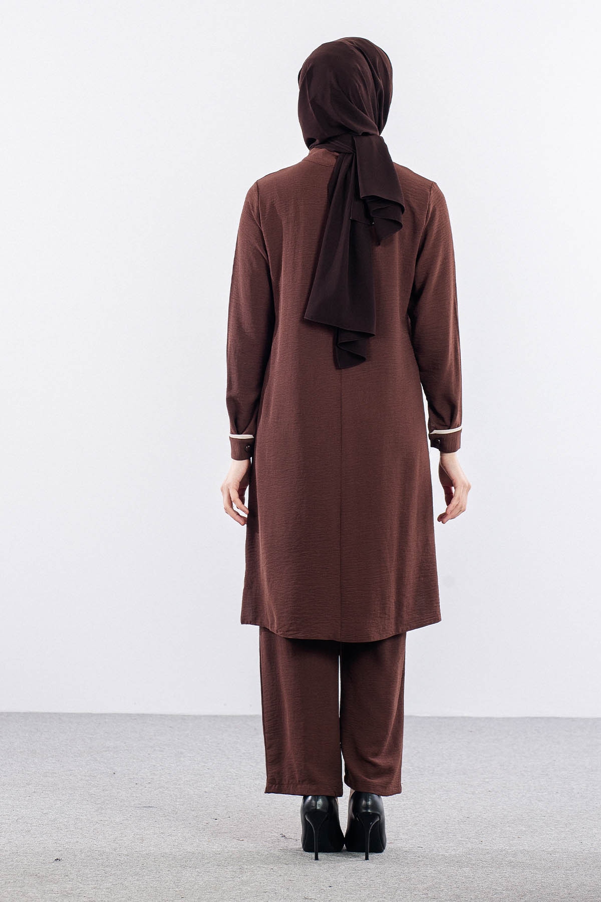 N7238 Takim 44-54 Biyeli 2-7 - Kahve - 5