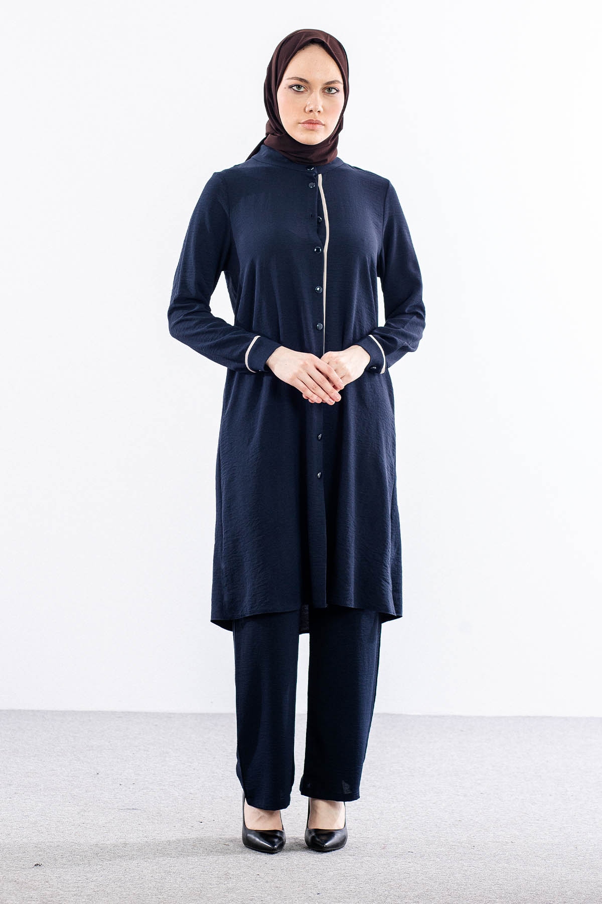 N7238 Takim 44-54 Biyeli 2-7 - Lacivert - 1