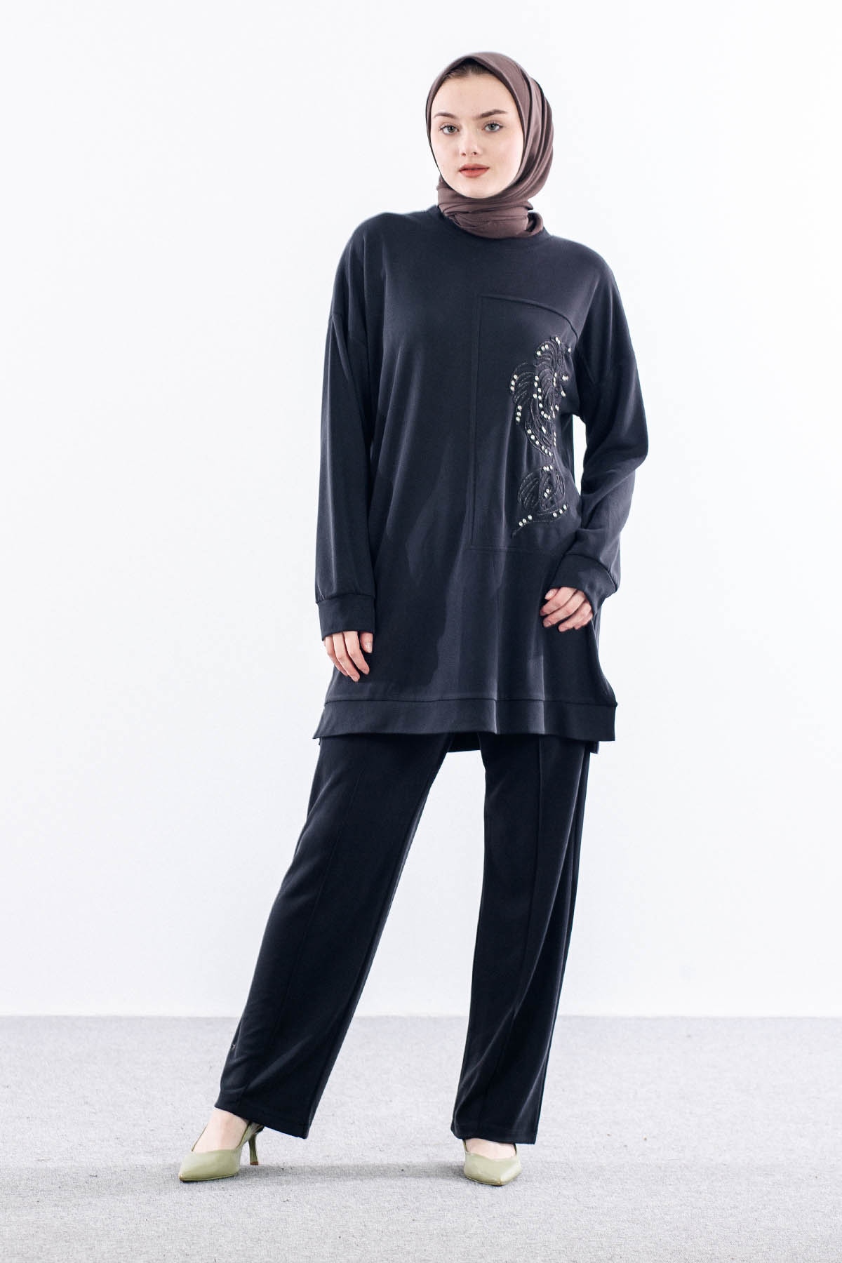 N7519 Takim 1-2 - Siyah - 1