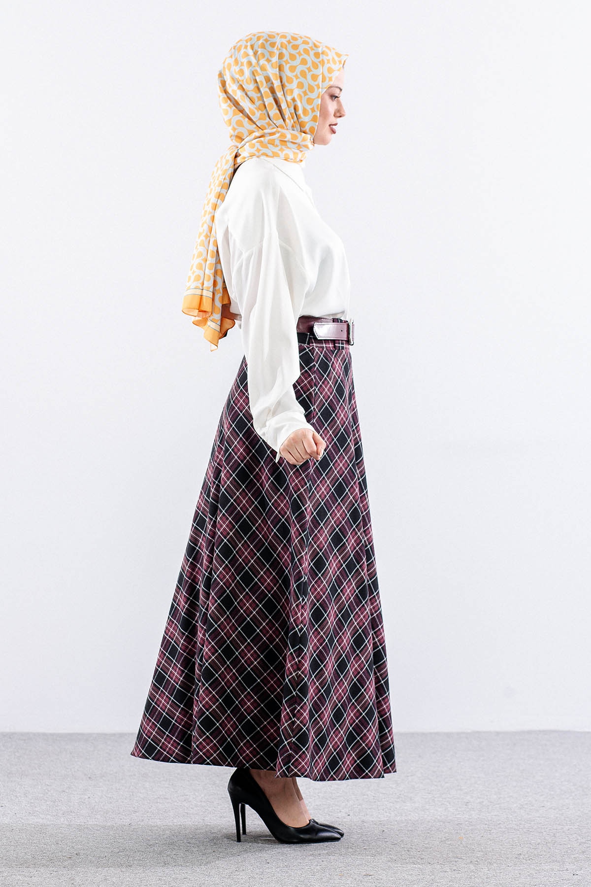 Pi̇ti̇kare Mevlana Etek 38-48 Klos - Bordo - 3