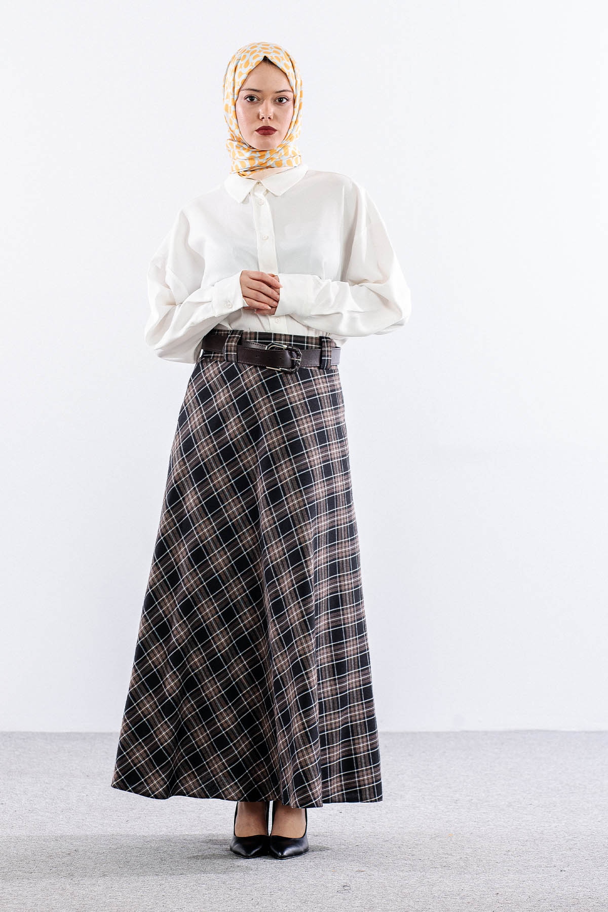 Pi̇ti̇kare Mevlana Etek 38-48 Klos - Kahve - 1