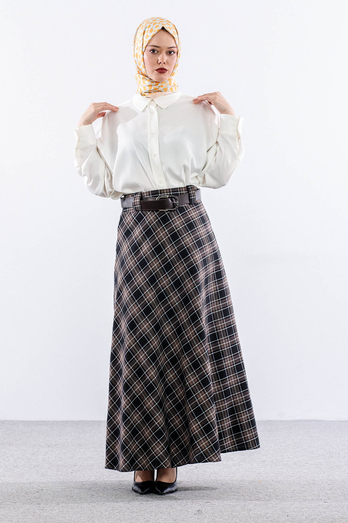 Pi̇ti̇kare Mevlana Etek 38-48 Klos - Kahve - 2