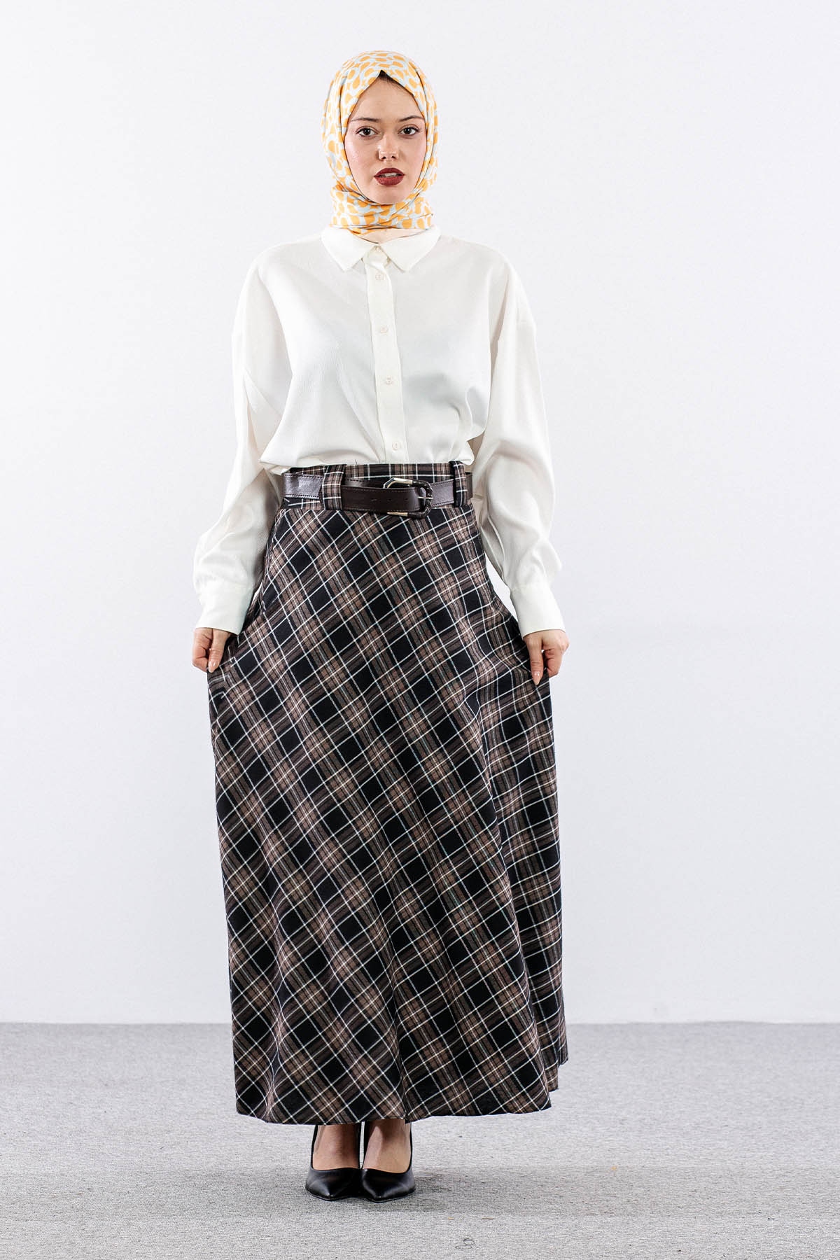 Pi̇ti̇kare Mevlana Etek 38-48 Klos - Kahve - 3