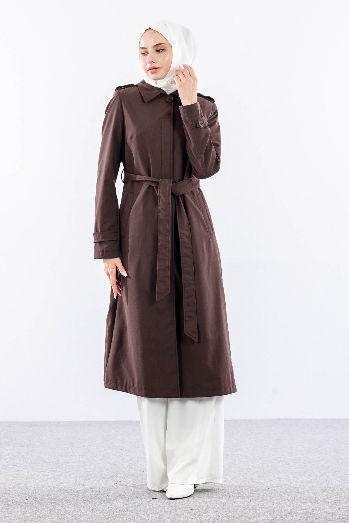 T1561 Trenç Kap 38-48 - Kahve - 1