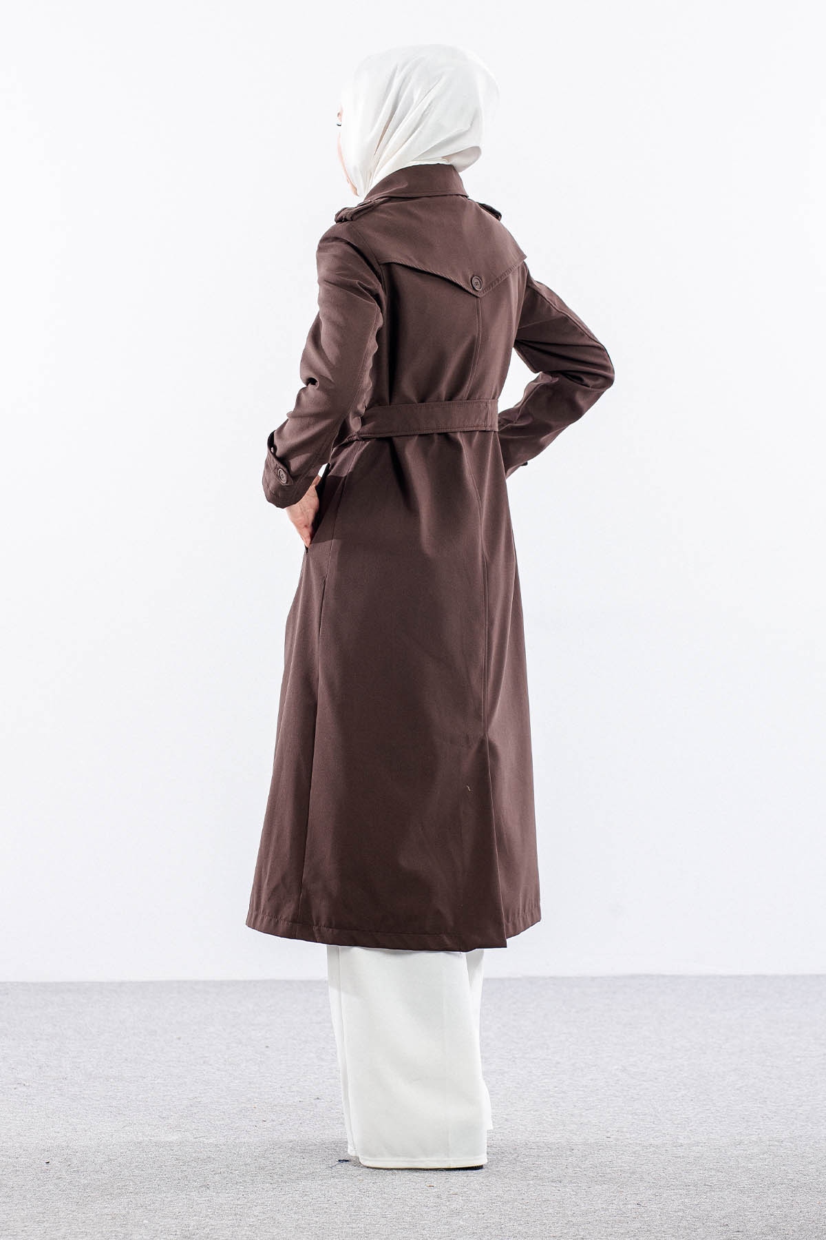 T1561 Trenç Kap 38-48 - Kahve - 4